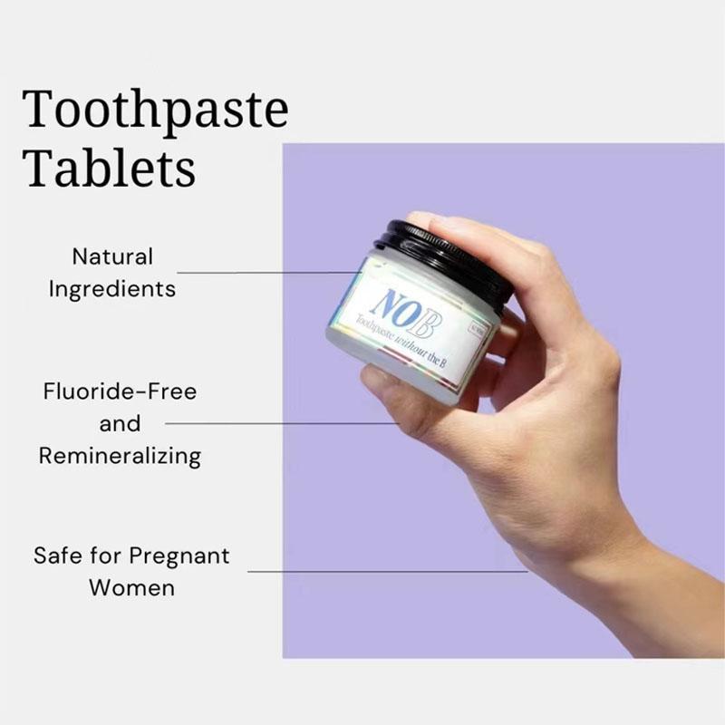 Таблетки для чистки зубов без фтора - Без пластика и удобны для путешествий