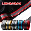 SALE Carbon Fiber Rubber Moulding Strip Soft Black Trim Bumper Strip DIY Door Sill Protector Edge Guard Car Stickers Car