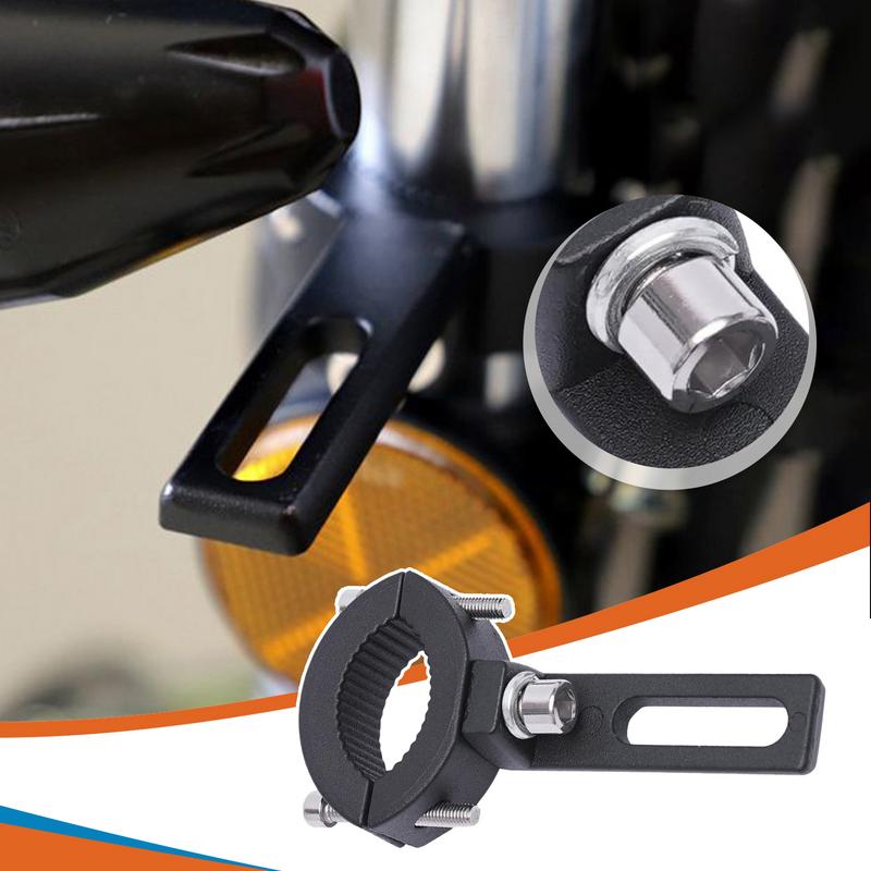 Motorcycle Spotlight Mount Bracket Headlight Mount Aluminum Alloy Clamps No Drilling Assembly for Spotlights Running Lights