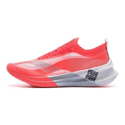 Кроссовки женские Li Ning Feidian 2.0 Elite High Speed Low Top, флуоресцентно-розовые ARMS018-1