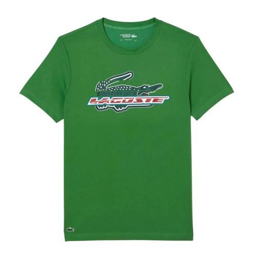 Lacoste Mens Quick Dry Crew Neck T-Shirt