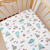 Newborn Cotton Gauze Crib Fitted Sheet - Baby Mattress Cover