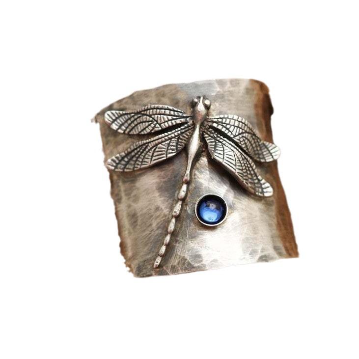 Хэ Чэн Натуральный Лунный камень Женское Винтажное Помолвочное Кольцо