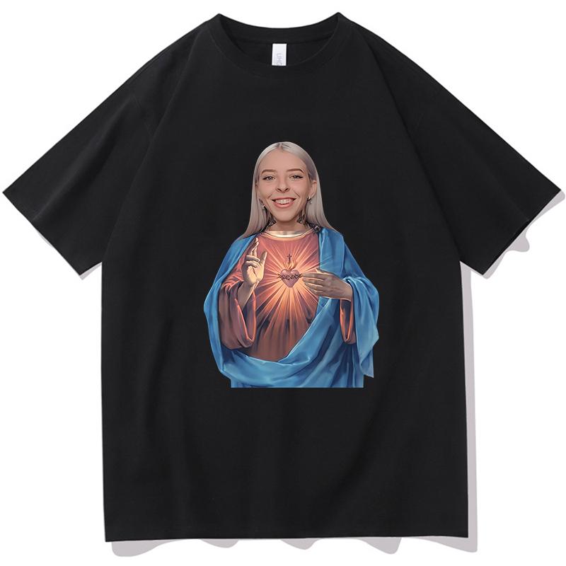 Футболка с принтом «Young Miko», унисекс, модный тренд, свободная хлопковая футболка с круглым вырезом и коротким рукавом, унисекс, одежда, летняя уличная одежда, топы