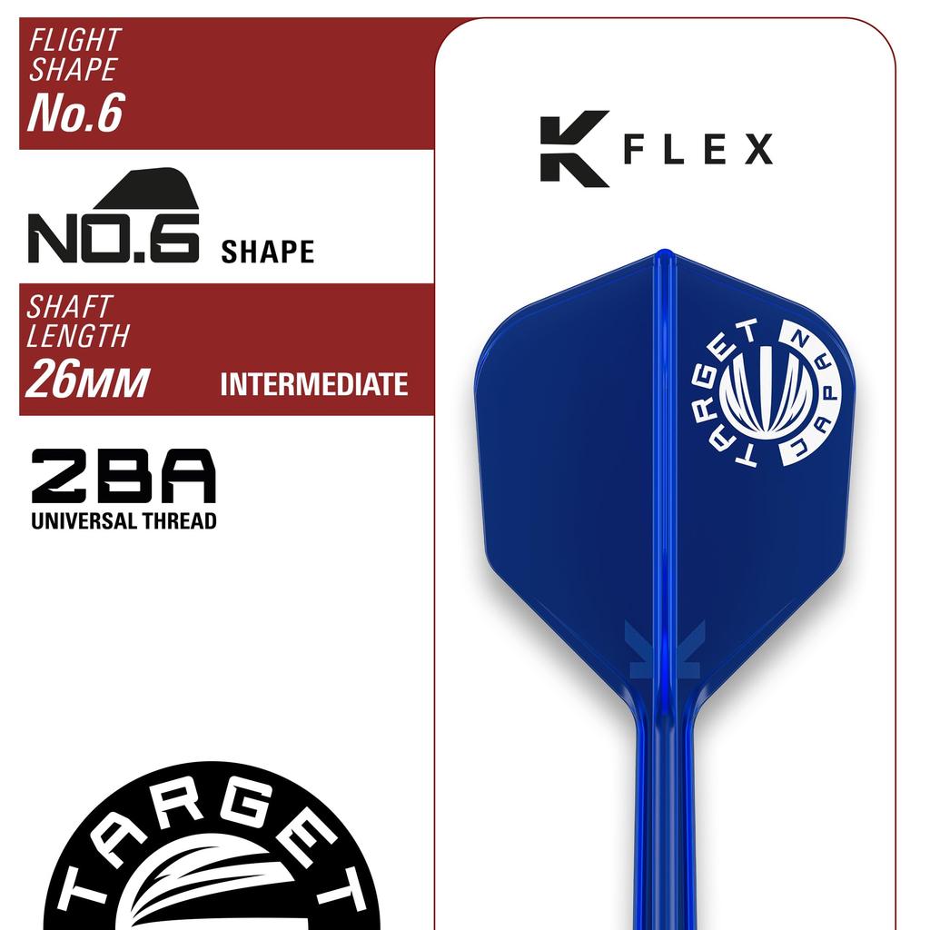 Target Japan CHARIS G5 Cathy Leung 90% Tungsten K-Flex Soft Tip Darts Set, No. 6 Shape Flights and Shafts, 2BA White Pixel Tips (CHARIS G5)