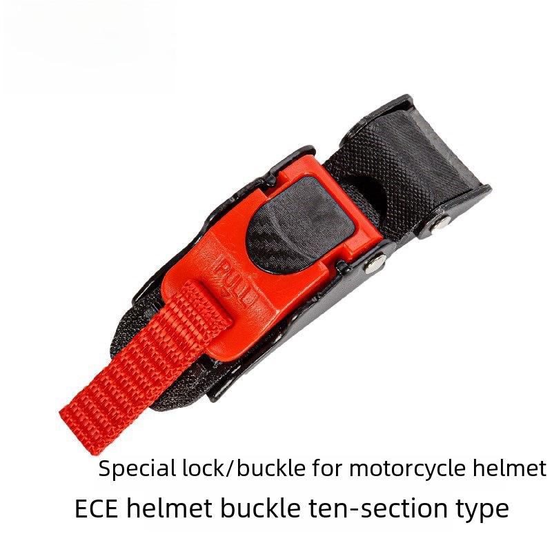 Мотоциклетный шлем, сертифицированный ECE, с быстрой микрометрической десятисекционной пряжкой