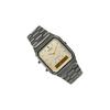 Casio Серия YOUTH серия-квадратная тарелка двойной дисплей маленький квадратный деловой модный ретро повседневный двойной дисплей кварцевый механизм нержавеющая AQ-230GG-9A