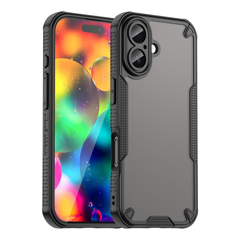 Полупрозрачный чехол для телефона для iPhone 17 Pro Max Матовый ПК Бронированная задняя крышка для iPhone 17 Air Чехол-обложка для iPhone 17 Pro Max Чехол