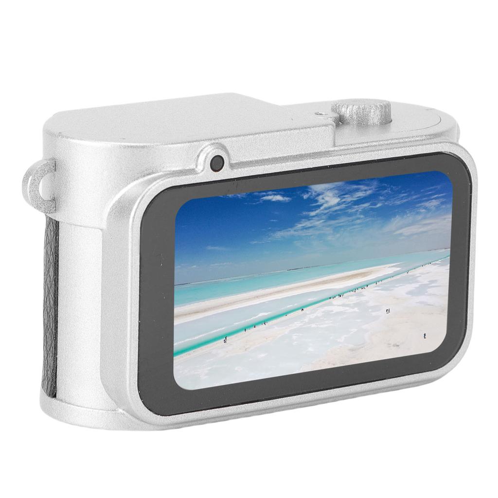 Vintage Digital Camera 2K FHD Video 2MP Photos Compact Small Camera with 1.47 Inch Color Screen and LED Fill Light for Photography