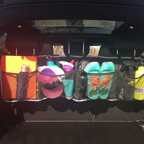 BackSeat Trunk Storage Organizer - 5 Pocket Auto Interior, Perfect Car Organizer