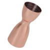Cocktail Double Jigger Stainless Steel Wine Measuring Cup Bar Bartending Measuring Jigger U Shaped Copper Plated