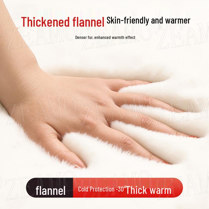 ZEAMO Flannel Warm Waist Support Belt