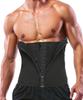 Men Women Waist Trainer Corset Zipper Hook Shapewear Tummy Double Control Body Shaper Waist Belt Faja