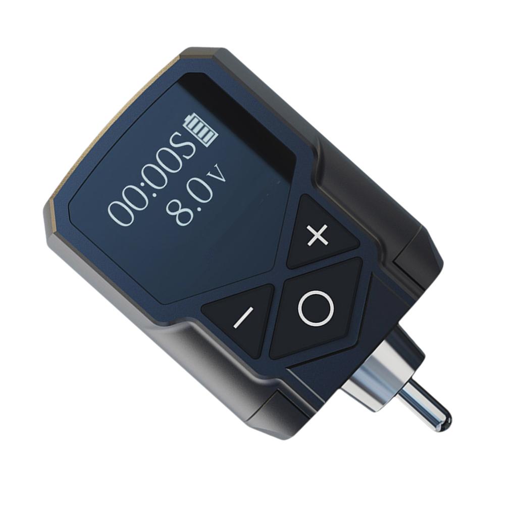 Татуированный блок питания Татуированная ручка Аккумулятор 2400 мАч Беспроводной Татуированный аккумулятор Блок питания RCA Интерфейс для художников