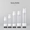 2Pcs Vacuum Dispensing Container 15ml 30ml 50ml Skin Care Refillable Lotion Spray Bottle  Travel