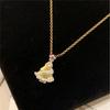 Xiaohongshu Trendy Christmas Tree & Hat Necklace: Stylish & Luxurious Fashion Accessory