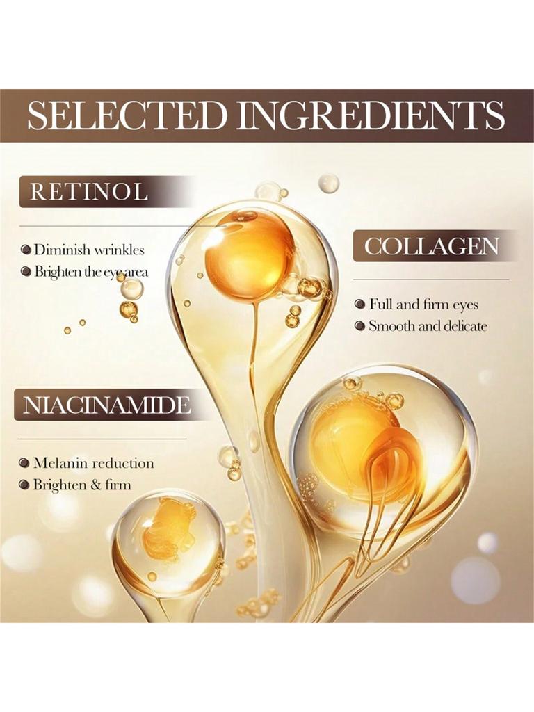Набор из 45 капсул RETINOL MULEI EFFECT АНТИВОЗРАСТНАЯ СЫВОРОТКА ДЛЯ КОЖИ ВОКРУГ ГЛАЗ В КАПСУЛАХ Устраняет темные круги и мешки под глазами