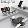 3 In 1 Magnetic Wireless Charger Stand For iPhone 15 14 13 12 Pro Max Airpods Apple Watch 8 7 Portable Charger For Cell Phone
