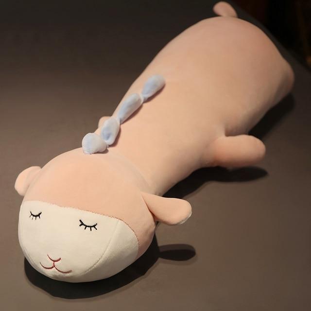 Мягкая набивная альпака, крупный рогатый скот, бегемот, плюшевая подушка, животное, длинная подушка, спящая плюшевая игрушка, подушка, подарки на день рождения для детей, малышей