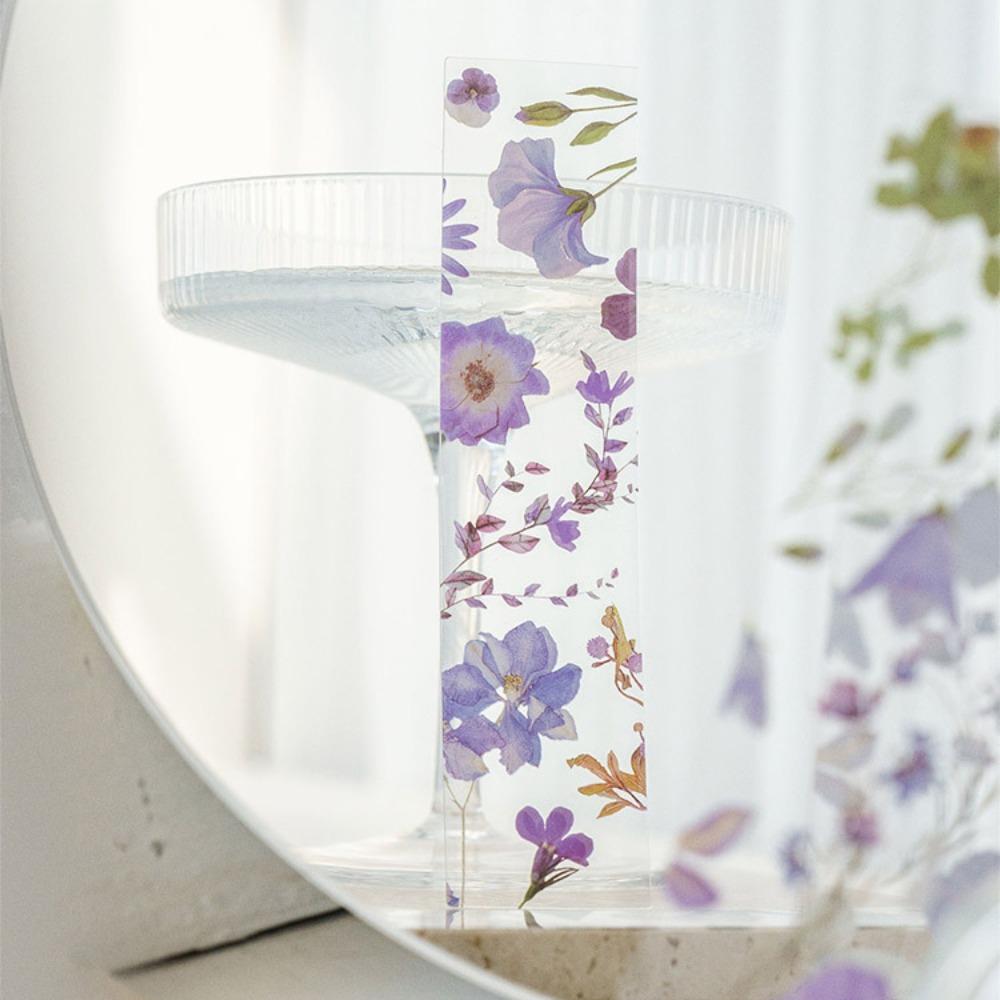 5шт четыре сезона цветок путешествия серии закладка ПВХ книга маркер страницы подарок натуральные растения закладка