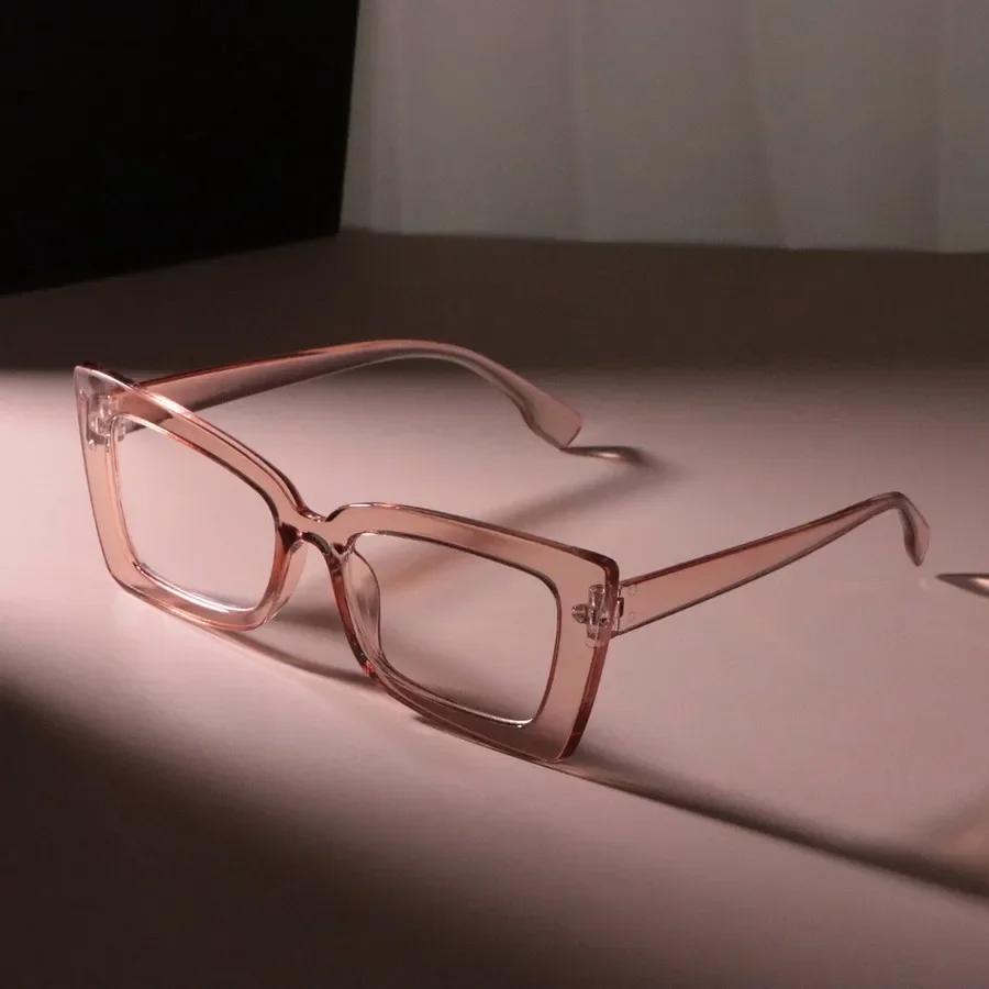 Cat Eye Women Men Glasses Cool Brand Designer Transparent Clear Optical Eyeglasses Luxury Frames
