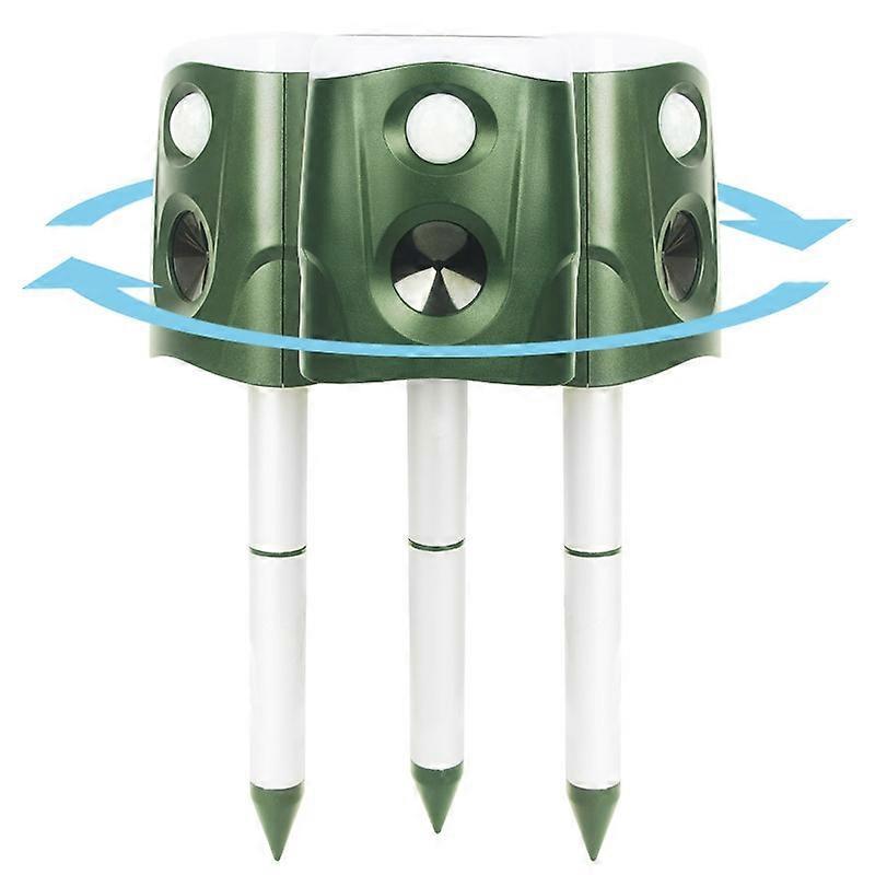 SJZ026 360 Degree Ultrasonic Solar Energy Outdoor Animal Repellent