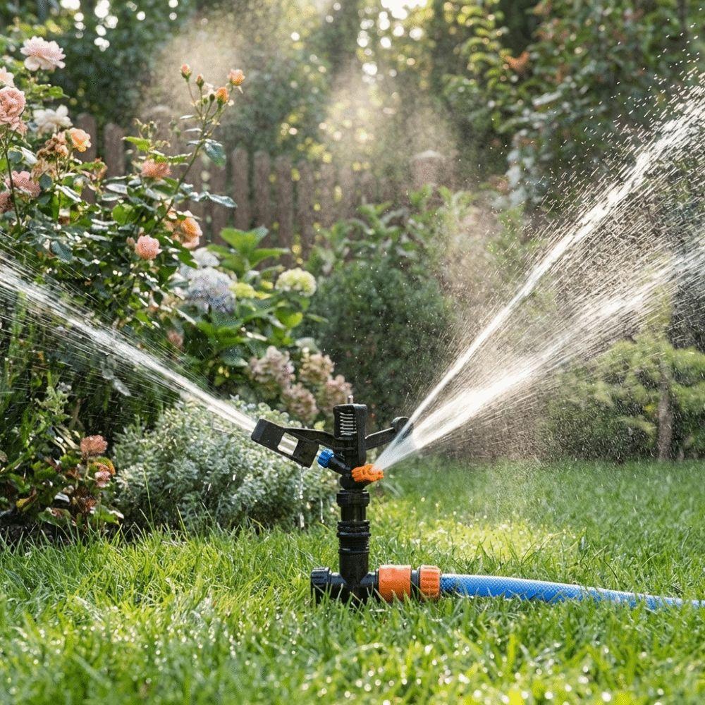360 Degree Rotating Rocker Sprinkler Adjustable Sprinkler Head Water Spray Nozzle Farm Irrigation