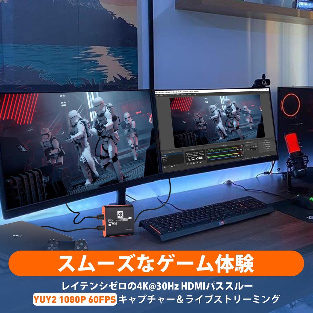 Карта захвата оснащена функцией 4K HDMI 1080P 60 Гц USB-картой захвата видеоигр Высокоскоростная передача Низкая задержка Прямая трансляция видеоигр Видеоконференция