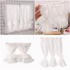 Белая миниатюрная кружевная штора 2/3 оттенка Декор окна кукольного домика Креативная мини-модель Мебель Подарок