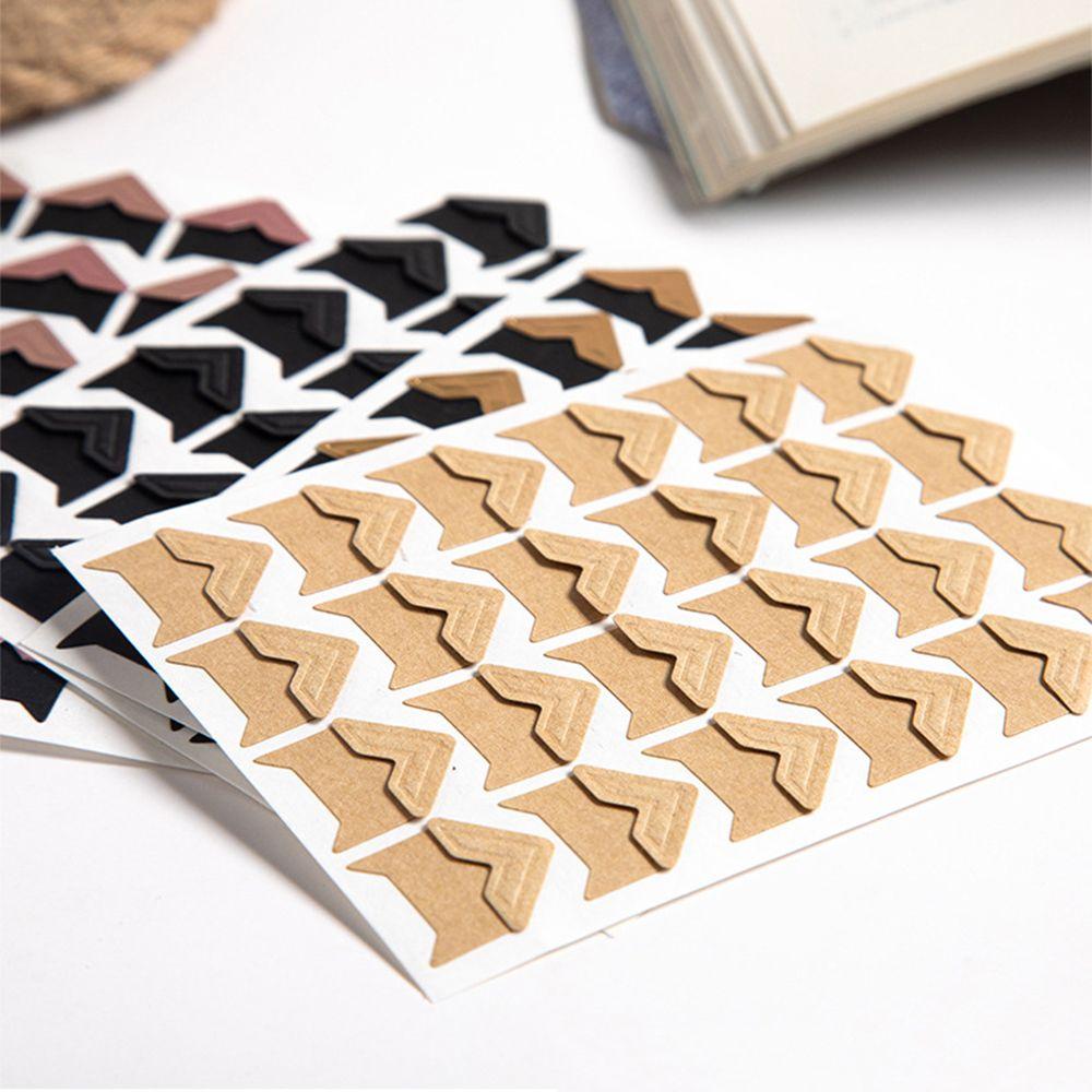 Accessories Kraft Paper Corner Stickers DIY Photo Albums Frame Decoration Scrapbooking