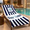 Custom Name Preston North End Beach Towel Personalized Text Soft Towel Swimming Travel Bath Gift