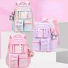 Cartoon Girls Spine-Reducing School Bags Primary School Bag for Kids Backpack Boys Girls Students Book Bag Satchels Grades 1-6