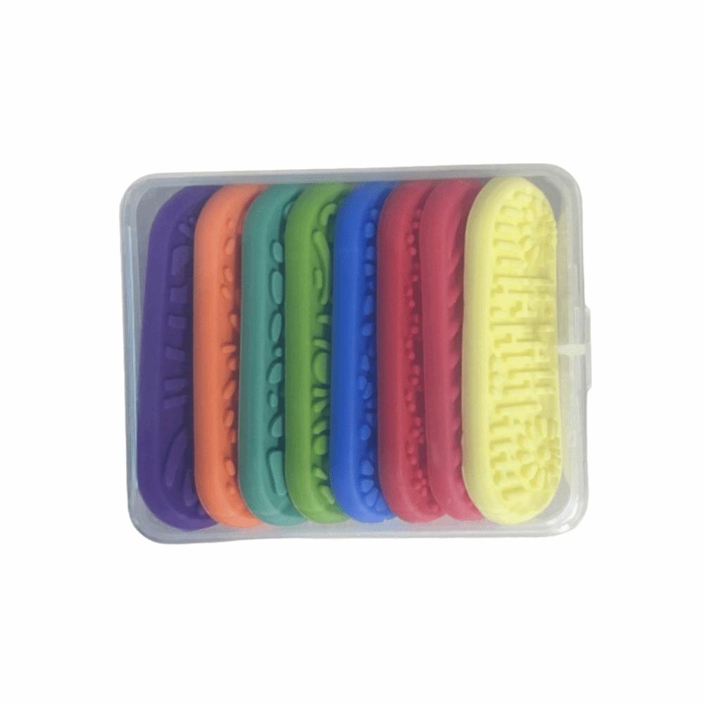 Portable Size Sensory Stone Toy Soft Silicone Silicone Sensory Strip Office Workers
