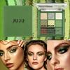 9 Shade Eyeshadow Palette Features Matte,and S Grass-green Tones. Perfect for Festive Occasions and Parties.