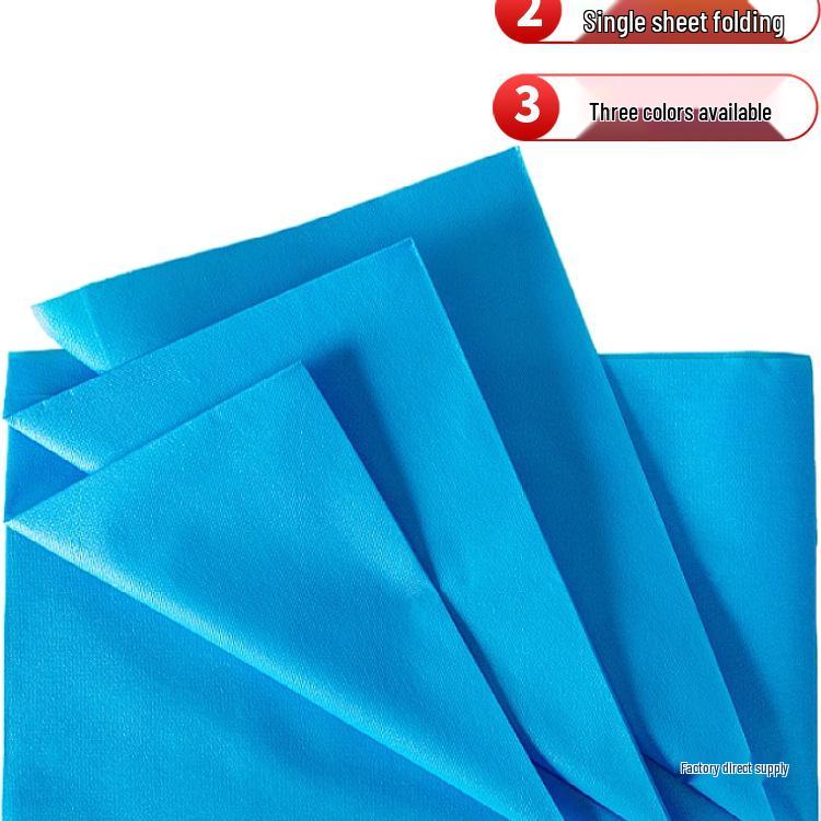 Disposable Non-Woven Massage Table Sheets, Waterproof & Oil-Proof, with Face Hole, 100-Pack