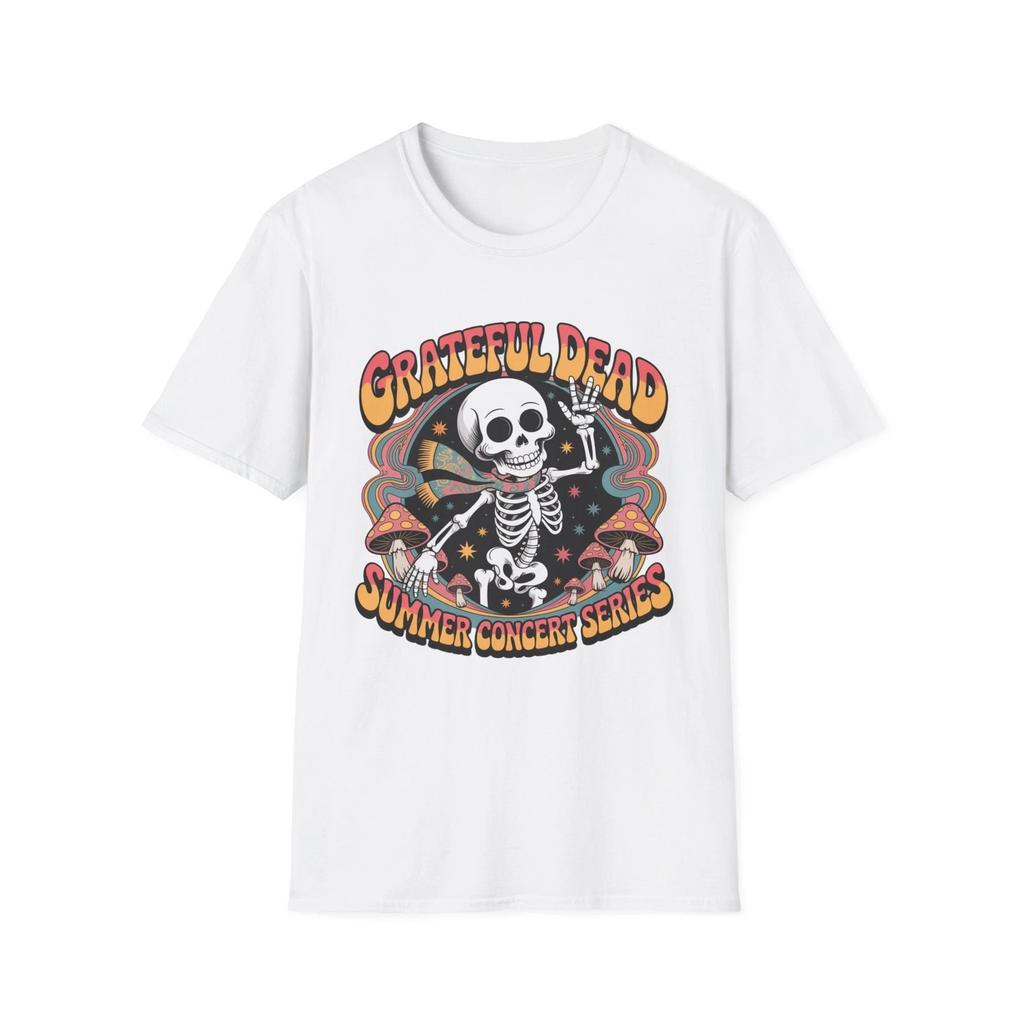 Grateful Dead Summer Concert Series Style T-Shirt, Music Festival Tee,