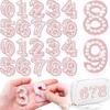 Самоклеящиеся буквы-стразы для DIY-декора одежды и аксессуаров - 26 английских букв с жемчужными стразами