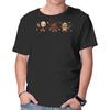 Unisex Crew Neck T-Shirt Cute Gingerbread Killers Graphic Short Sleeve Casual Tee