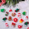 10 шт. Рождественские украшения для ногтей с плоской задней поверхностью, подвески для ногтей с колокольчиком и стразами для женщин