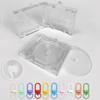 Nfc Peripheral Commemorative Album Blank Mini Cd Case Keychains Pendant For Diy Backpack Hanging Decoration
