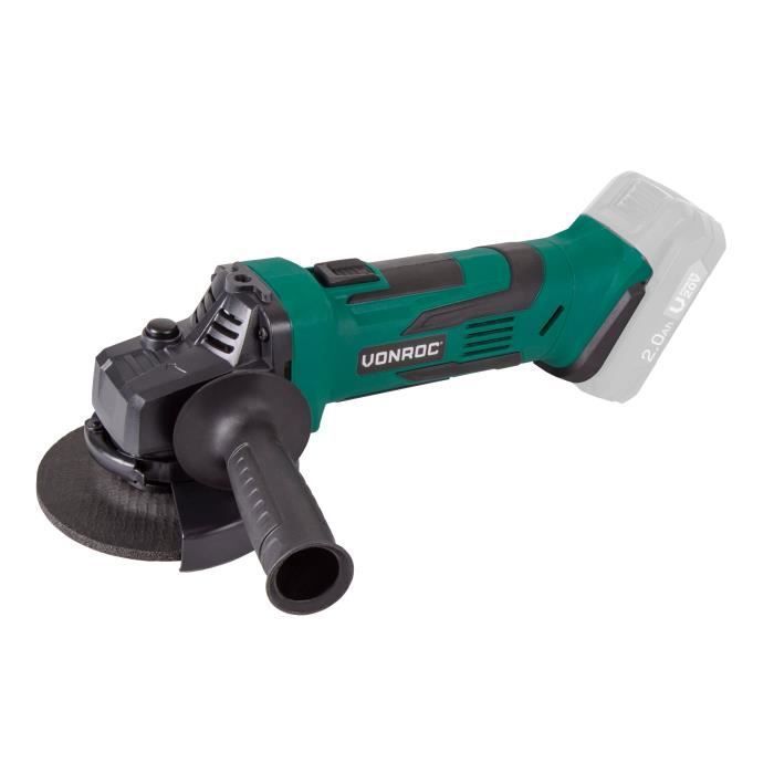 Meuleuse sans fil 115mm VPower 20V - VONROC - AG501DC