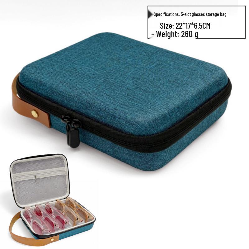 Жесткий чехол для очков из ЭВА - Портативный дорожный органайзер большой вместимости