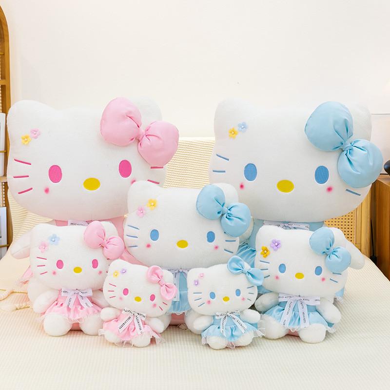 Плюшевая игрушка-кукла Hello Kitty из короткого плюша для детей и девочек, подарок на обмен
