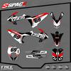SPACE Custom Motorcycle Graphics Background Decal for GASGAS Decals Stickers Kits 2018 2019 2020 EC 004