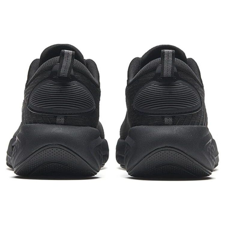 Anta Удобные универсальные амортизирующие нескользящие износостойкие низкие кроссовки для бега женские кроссовки черные 122335556-2