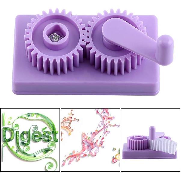 Fiskar Crimper E11Quilling Crimper, Plastic Paper Quilling Crimper Machine Crimping Paper Craft Quilled Art Tool Handmade Decoration