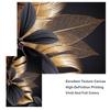 Abstract Golden Tree Leaves Canvas Art Posters and Prints Modern Fashion Luxury Paintings On the Wall Art Pictures Home Decor