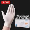 100pcs Food Safe Nitrile Gloves Powder Free Rubber Gloves  for Cleaning Cooking