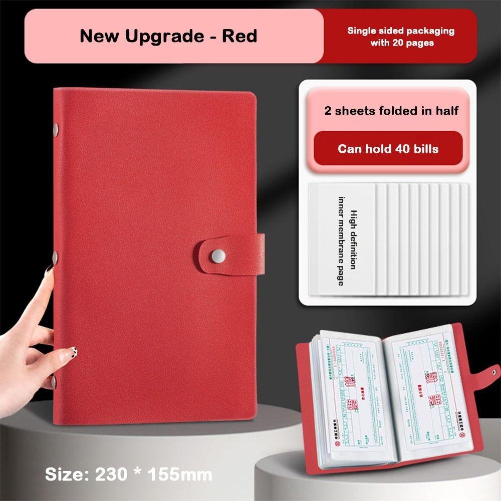 PU Cash Deposit Book 20Sheets Budget Binder Funny Storage Book  Children