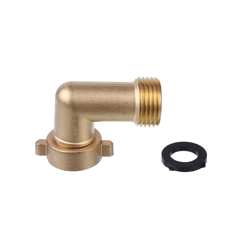90-градусный шланговый отвод с удобным соединителем | Идеально подходит для подключения к водопроводу в автофургоне и для бытовых уличных кранов